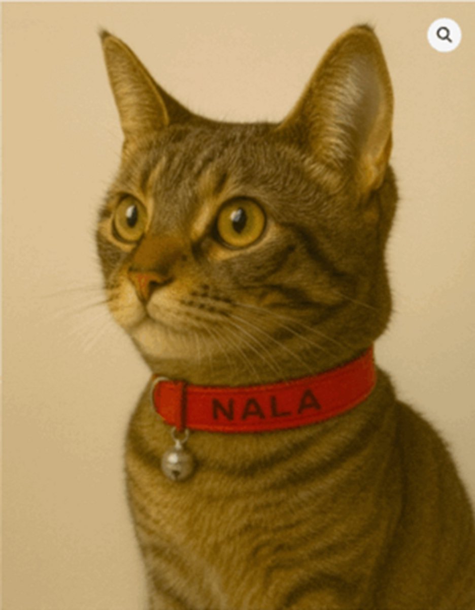 Gepersonaliseerde luxe rood leren kattenhalsband 15mm breed met bel-NaamopKado