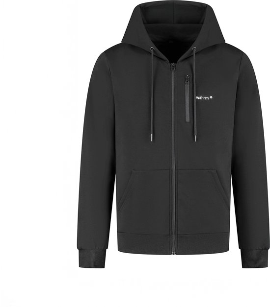 Wahrm – Sweat à capuche chauffant infrarouge – Unisexe – Fermeture éclair – Chaleur sans fil et style