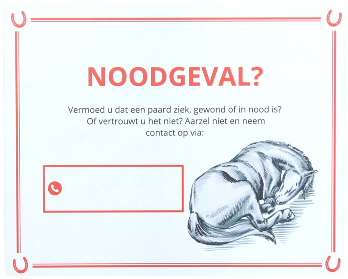 Epplejeck Weidebord Noodgeval