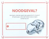 Panneau d'urgence du pâturage Epplejeck