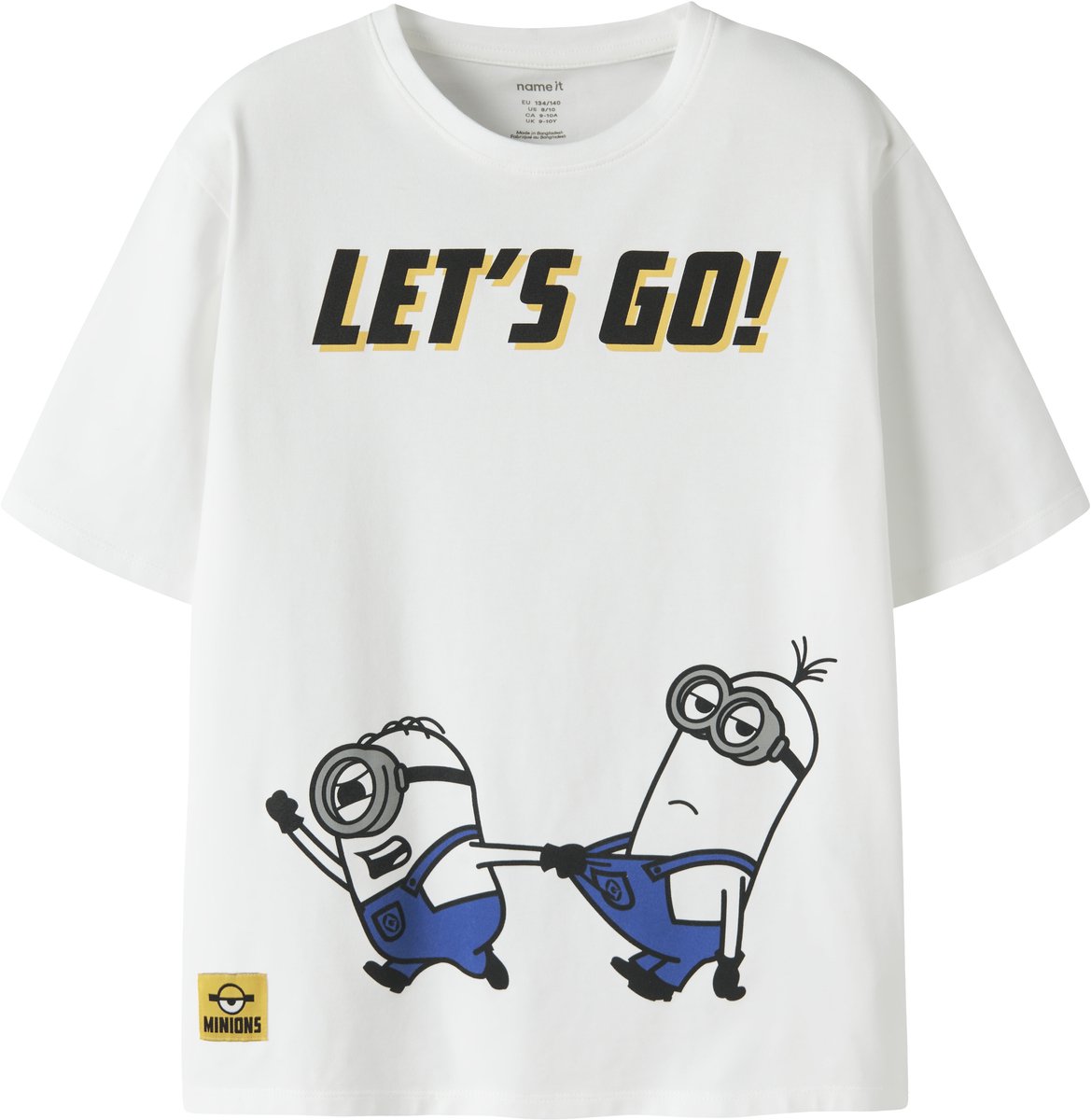NAME IT - NKMAMAN MINIONS SS NREG TOP BOX SKY - Jongens - T-shirts