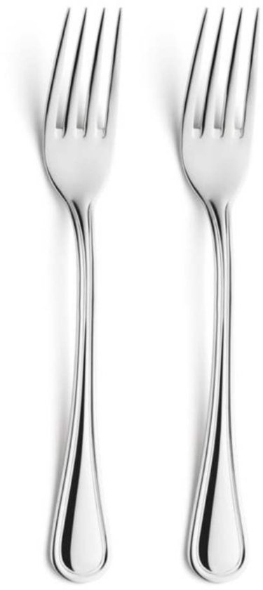 Mr. Spoon - Set met 12 cocktailvorken, dessertvork voor fruitvorken, sandwich, gemaakt van roestvrij staal, 15 x 1,35 cm