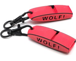 Zweeds Anti wolf fluitje - 2 stuks - Met sleutelhangers - Zeer luid anti wolvenfluitje - Tegen Wolven - Wilde zwijnen - Noodfluitje - Wolven fluitje
