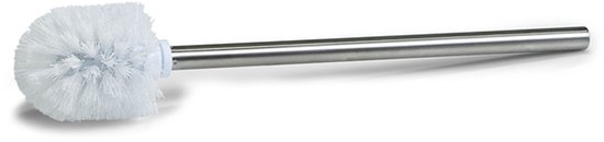 Brosse WC Zeller Present 98011, Acier inoxydable, Wit, Acier inoxydable, Plastique, 75 mm, 75 mm