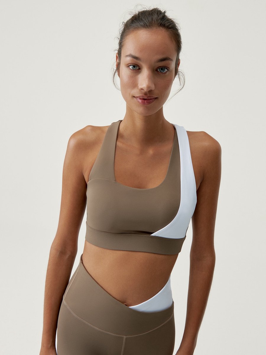 Born Living Yoga 8435558696207, Sporten, Grijs, Wit, S, Vrouw, Elastaan, Polyamide, 1 stuk(s)