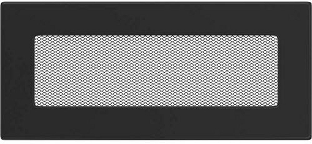 Ventilatiebehuizing 17x30 cm Zwart