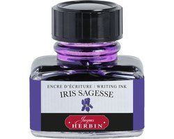 Jacques Herbin Vulpen inkt - Inktfles - Iris Sagesse - 30 ml - Paars
