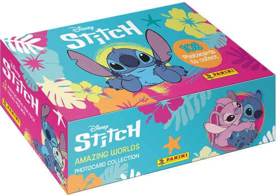 DISNEY - Stitch - Panini Display 24 Packets 5 Photo cards