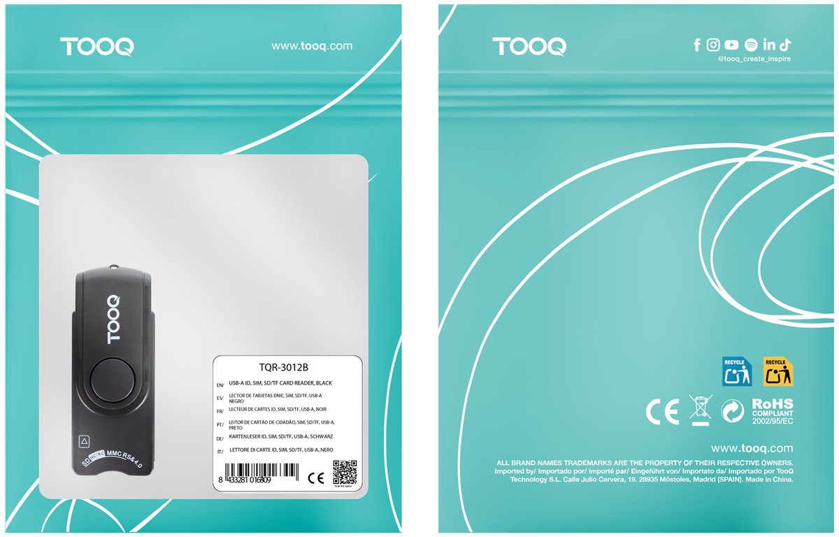 Kaartlezer TooQ TQR-3012B