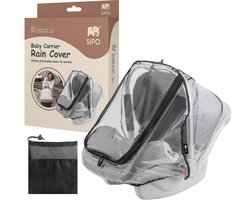 Maxi-Cosi SIPO Regenscherm voor Autostoeltje - Waterdichte Beschermhoes voor en Kinderwagen - Transparant - Universeel Model - EVA Materiaal - Regenhoes Kinderstoel