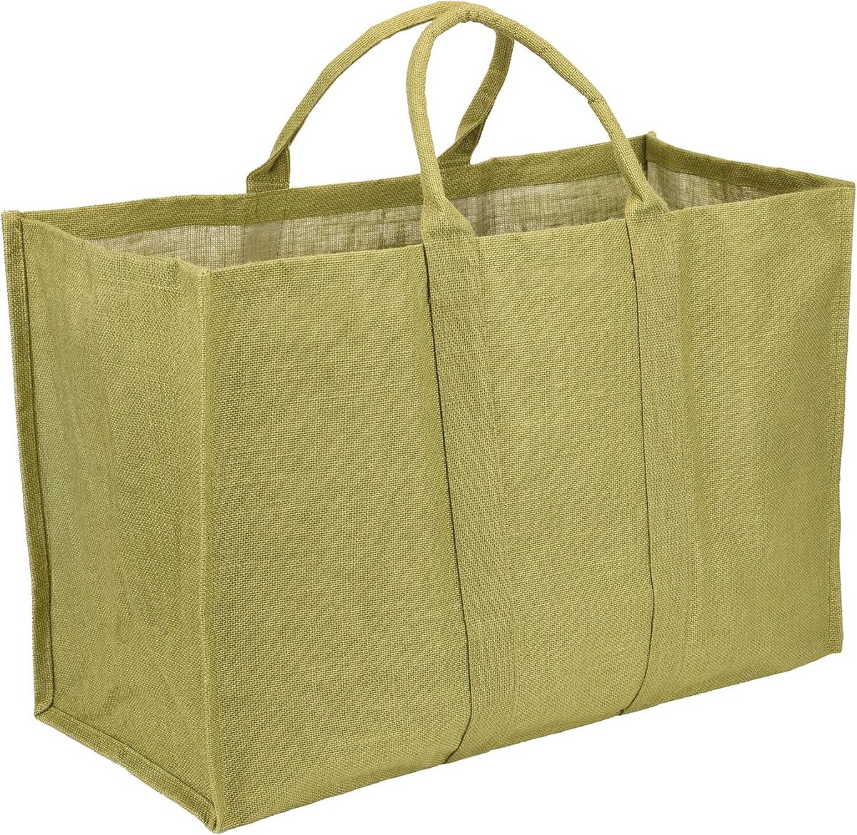 Multifunctionele jute zak 65L - Tas voor houtblokken, boodschappen en speelgoed