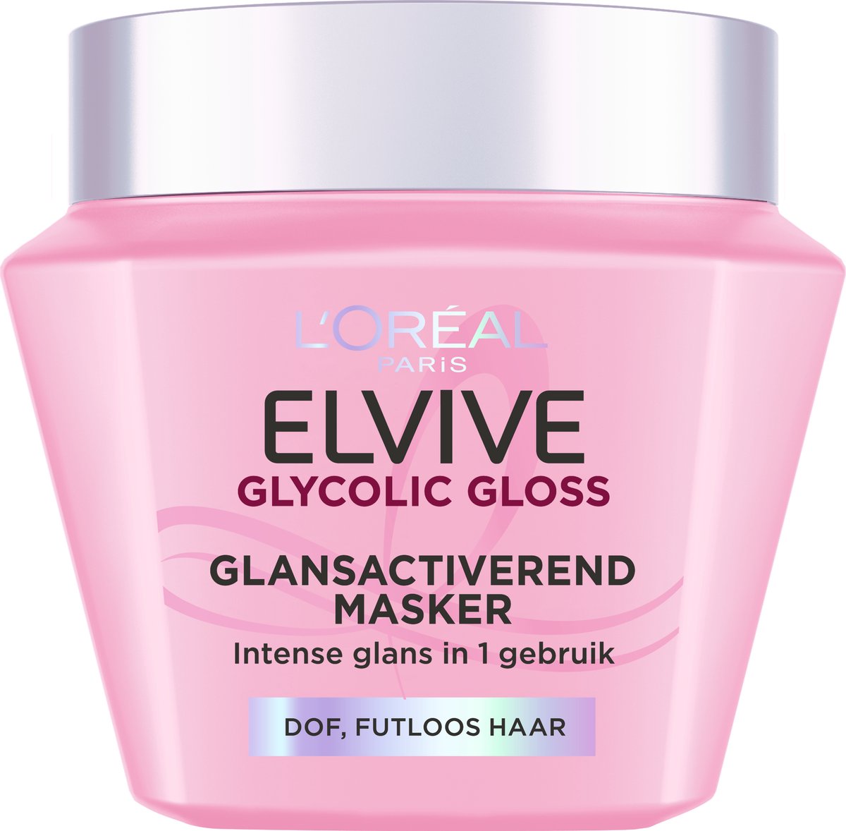 L'Oréal Paris Elvive Glycolic Gloss Mask 300ml - Dof haar - 6 stuks