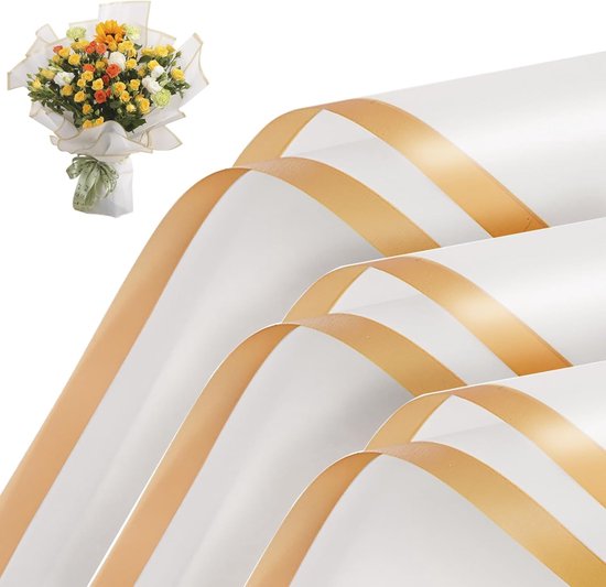 Foto: 20 vellen bouquet cadeaupapier 58x58 cm waterdicht inpakpapier bloemenpapier valentijn inpakpapier bloemen cadeaupapier voor boeketten inpakpapier voor knutselprojecten bloemistenbenodigdheden huwelijks en jubileumcadeaus wit