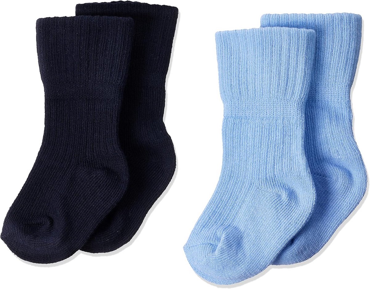 Set van 2 paar babysokken voor jongens