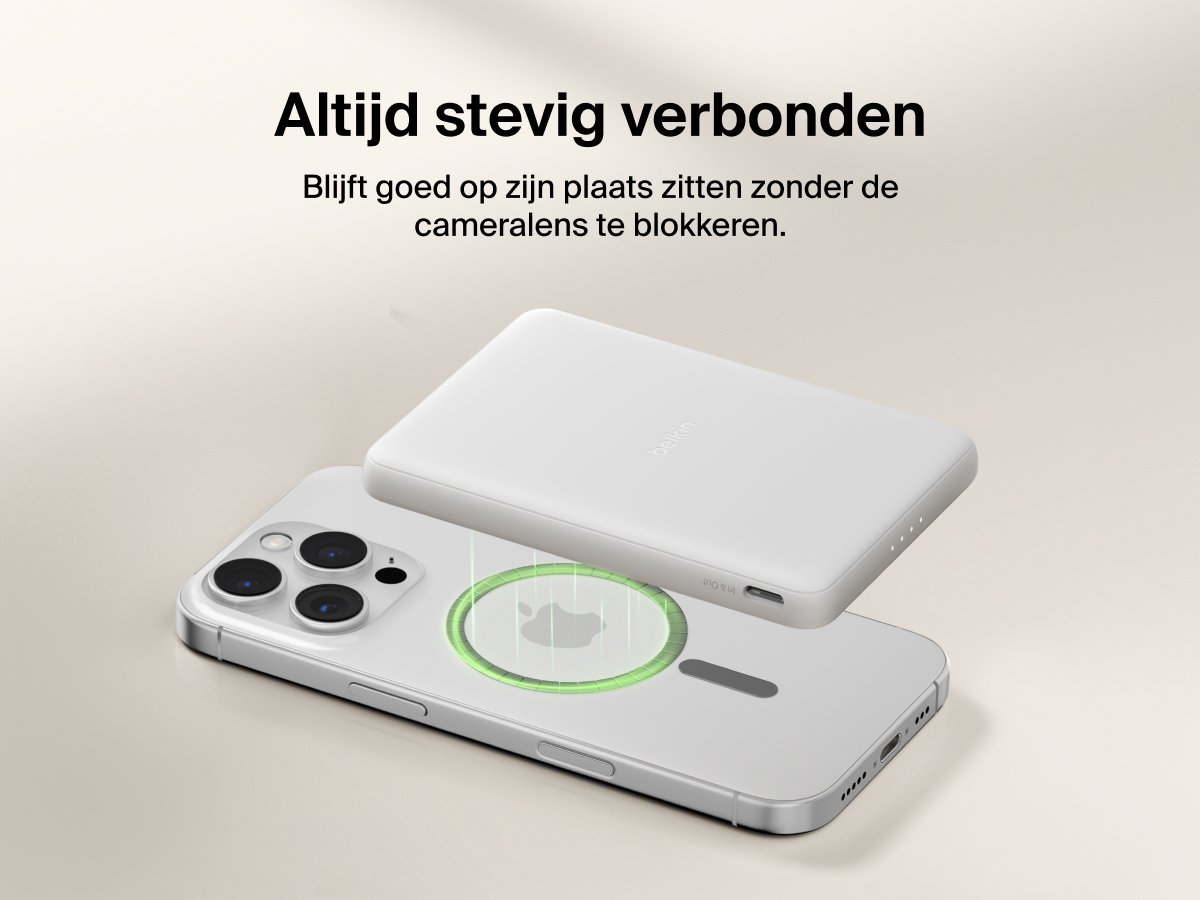 Belkin Slim Magnetic Power Bank 5000 mAh - afbeelding 2