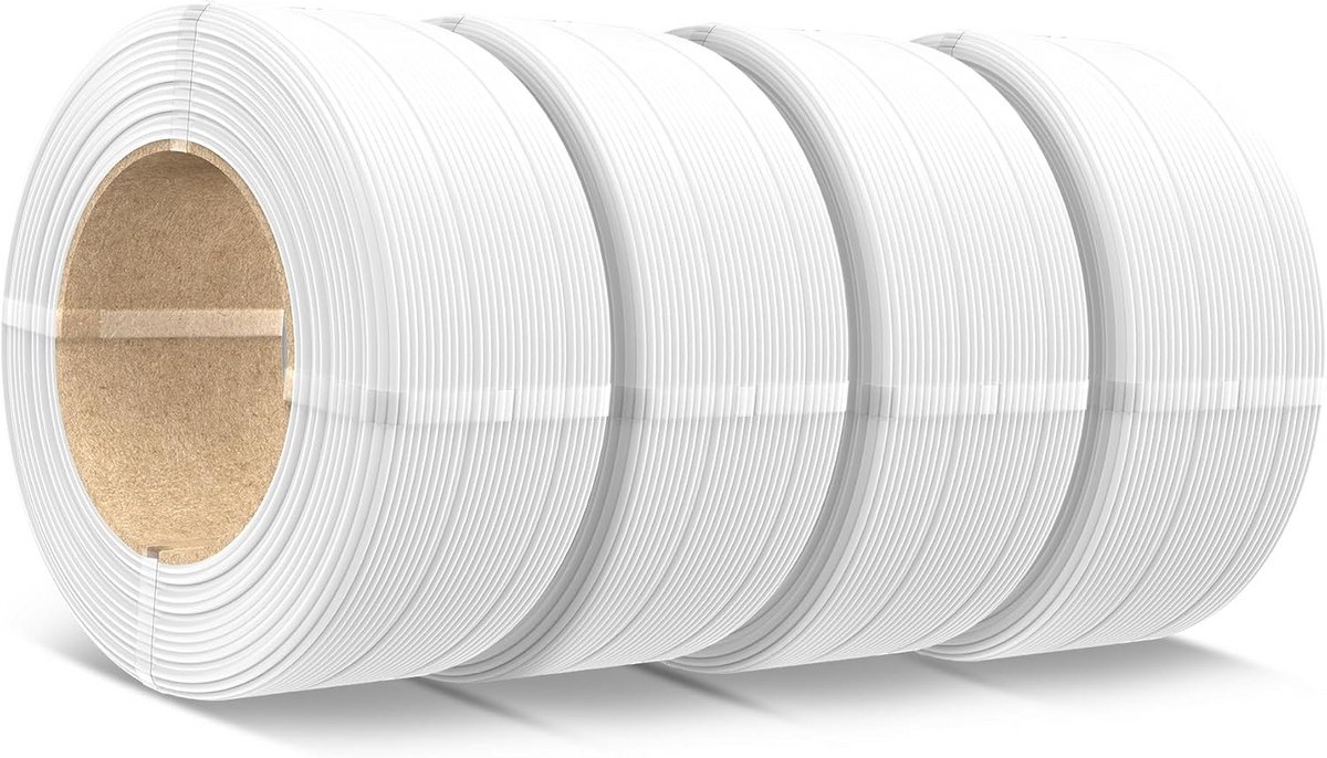 500g PLA 1.75mm Refill Filament Bundel (4 Stuks) - Hoge Precisie 3D Printer Materiaal