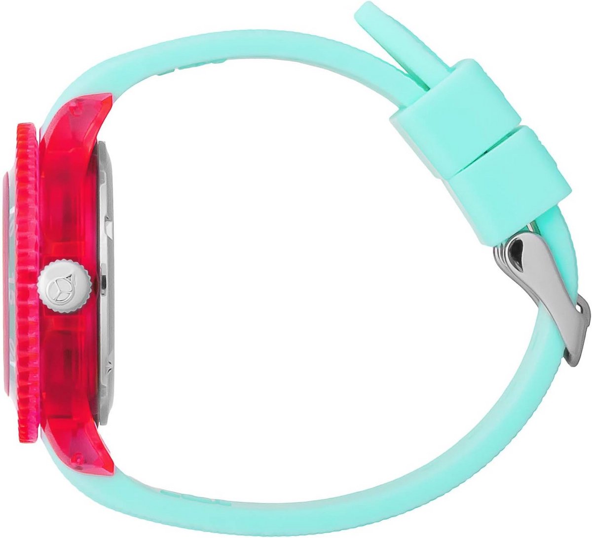 Roze Meisjeshorloge met Silicium Band - ICE Cartoon Dolly - Speelse Ontwerpen voor Kinderen