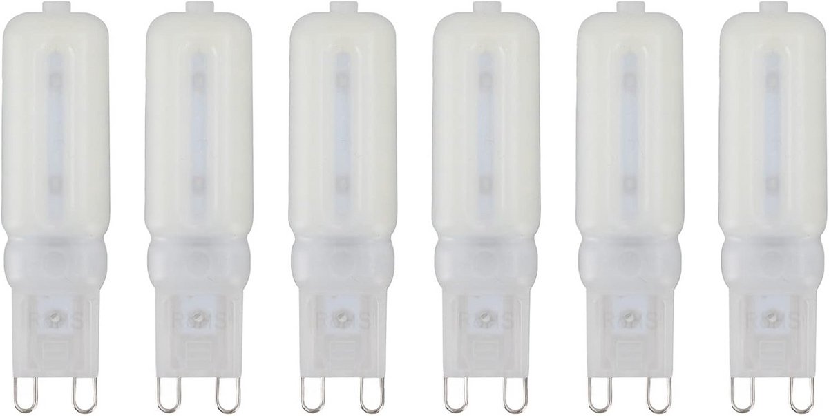Dimbare G9 LED Lampen 7W - 6 Stuks voor Kroonluchters en Plafondlampen