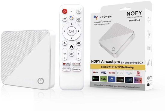 TV Streamer Chromecast – Android TV Stick – 4K en 8K Ultra HD ...