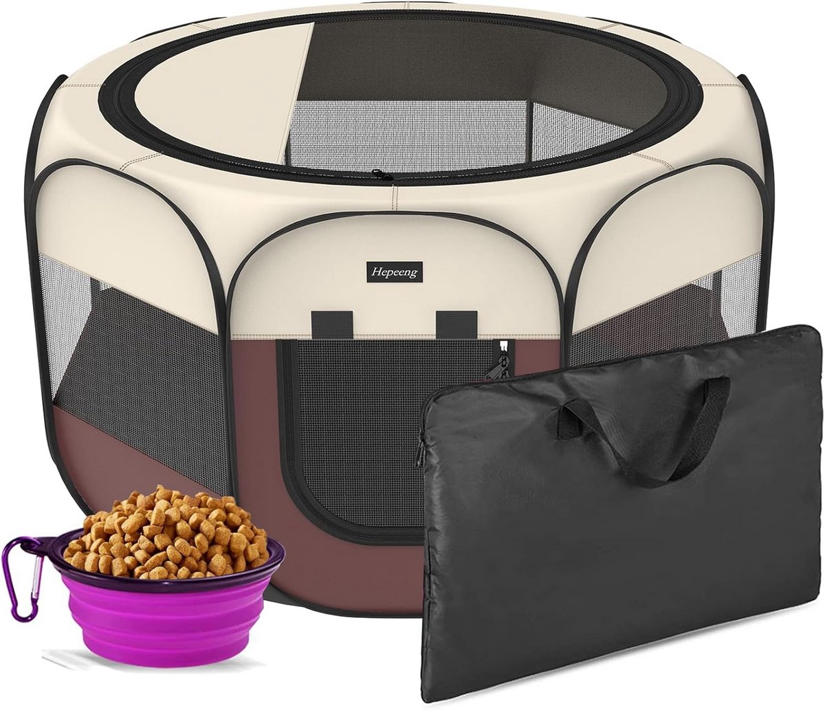 Opvouwbare pet box voor honden, katten en konijnen - Draagtas en reiskom inbegrepen