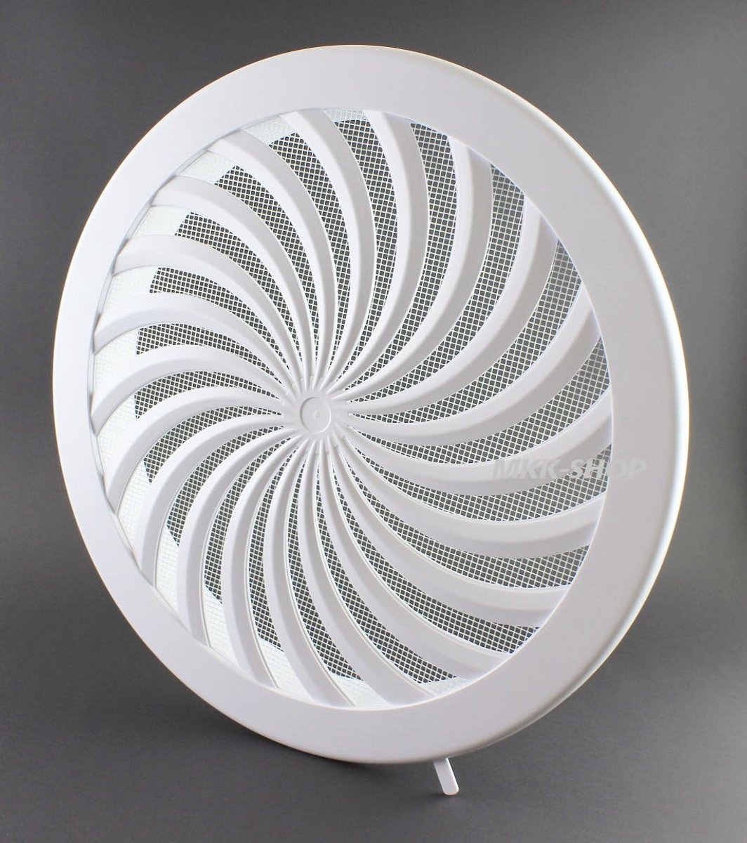 Ventilatierooster Ø 315 mm | Afsluitbaar en Regelbaar Luchthoeveelheid Rooster met Insectennet