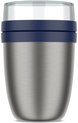 Pot à lunch isotherme Mepal Ellipse - 500 + 200 ml - Boîte à lunch Thermos - Bleu vif
