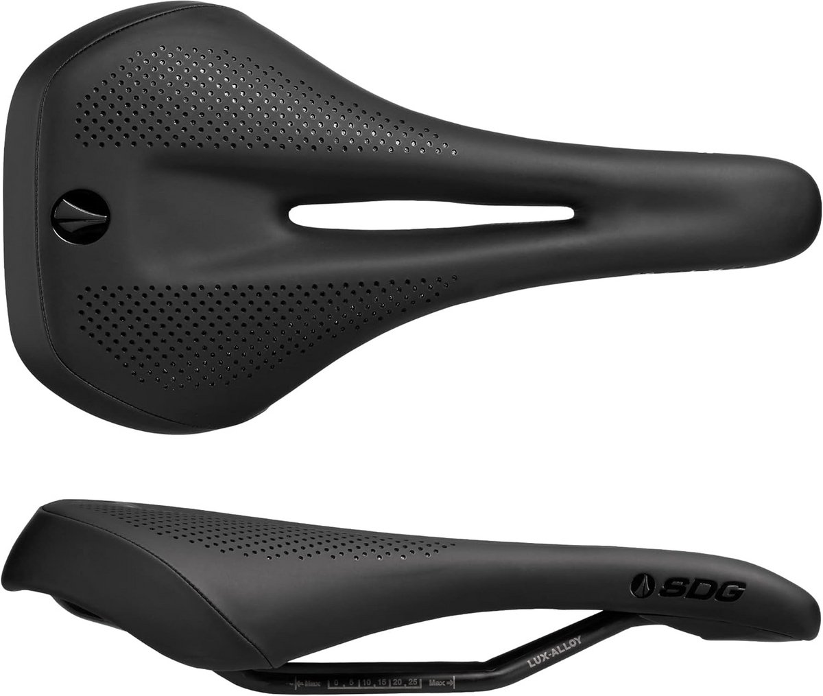 Dames Lux-Aluminium Fietszadel Zwart