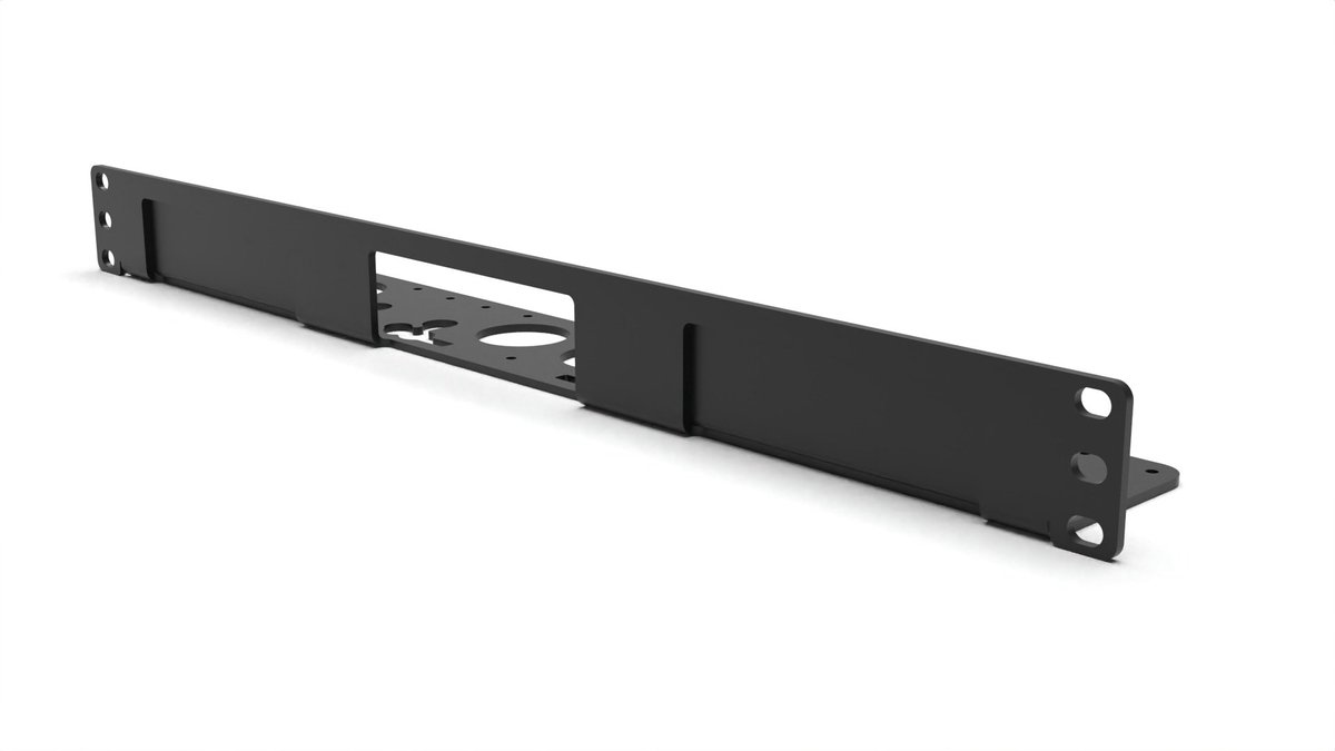 1U rack mount for 1~3 NUC Essential/Pro/Pro+ incl. 2x blind