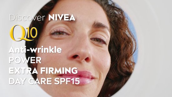 NIVEA Q10 Power Anti-Rimpel Dagcrème voor Vrouwen - Moisturizer - SPF 15 - Alle huidtypen - Crème Met Q10 en creatine - 50 ml