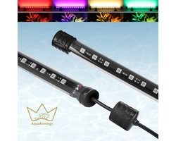 AquaKonings - aquariumverlichting - 48cm - 16 kleuren - Met afstandsbediening - Geschikt voor boven en onderwater - Aquariumlamp - aquarium licht