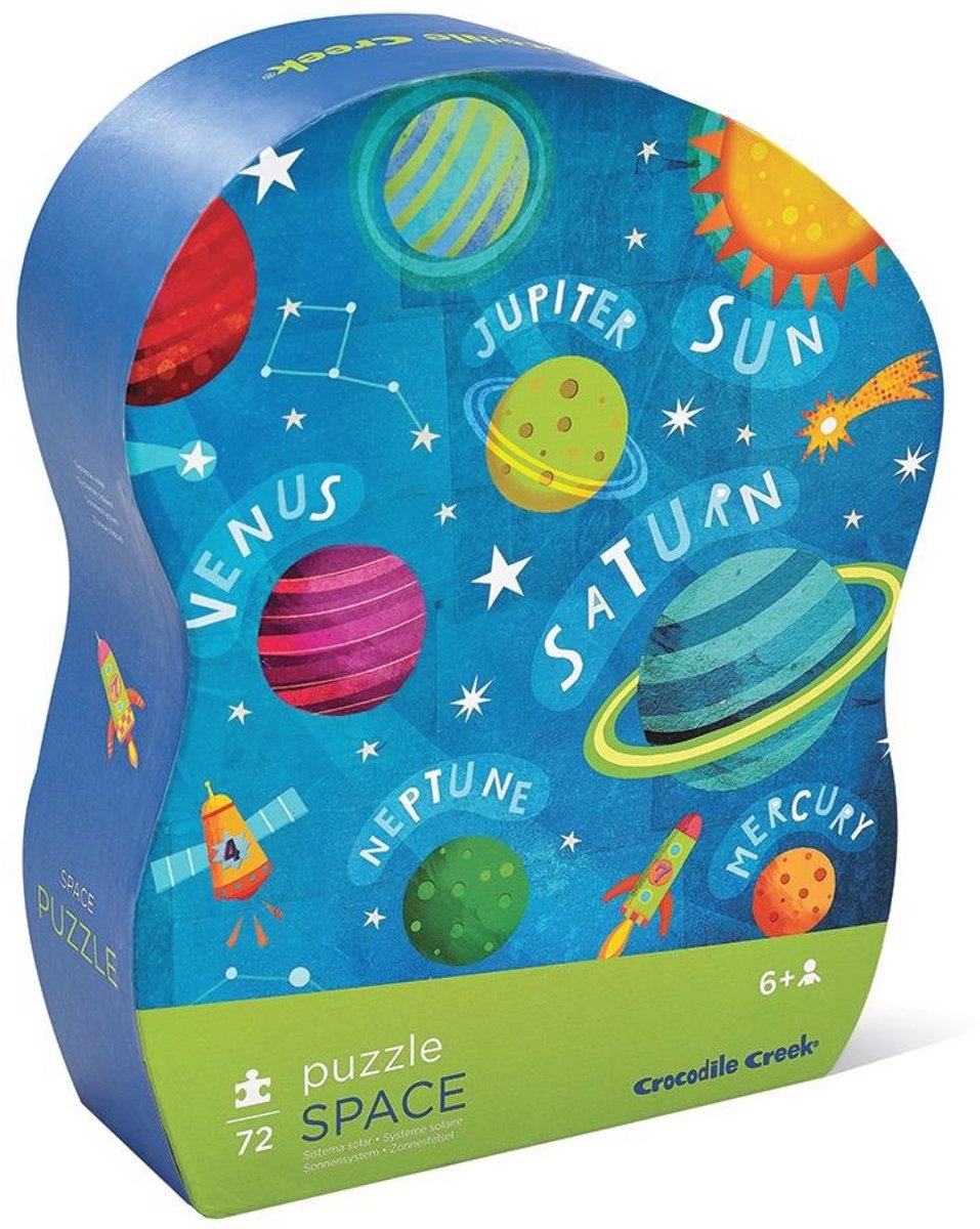 Ruimte Kinderspel Puzzel 14" x 19" voor Peuters