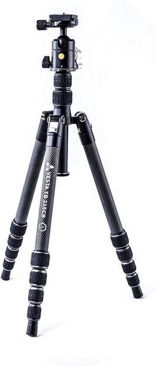 Compact Carbon Reisstatief met Kogelkop voor Spiegel- en DSLR-camera's