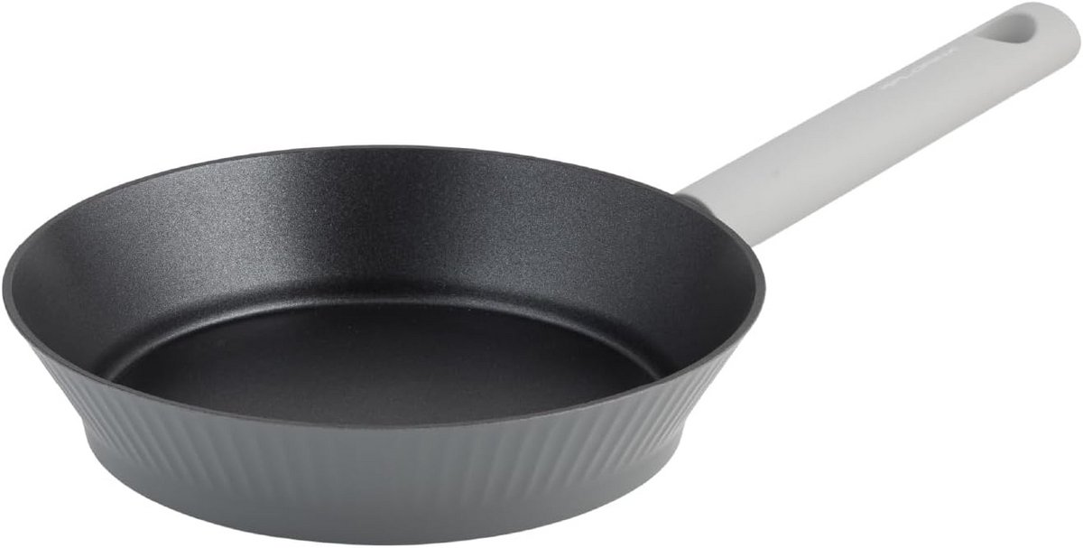 Aluminium Braadpan 20 cm met Antiaanbaklaag en Soft-Touch Handvat - Geschikt voor Inductie