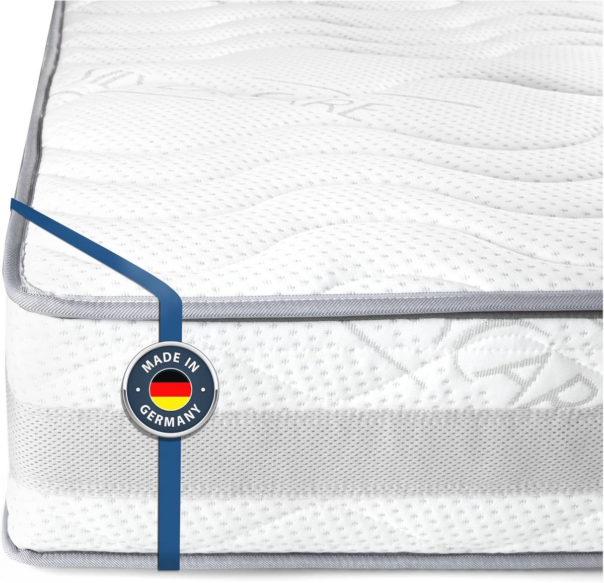 Comfortabel 140 x 200 cm Medium Koudschuimmatras met 7 Zones - Ergonomisch en Öko-Tex Gece