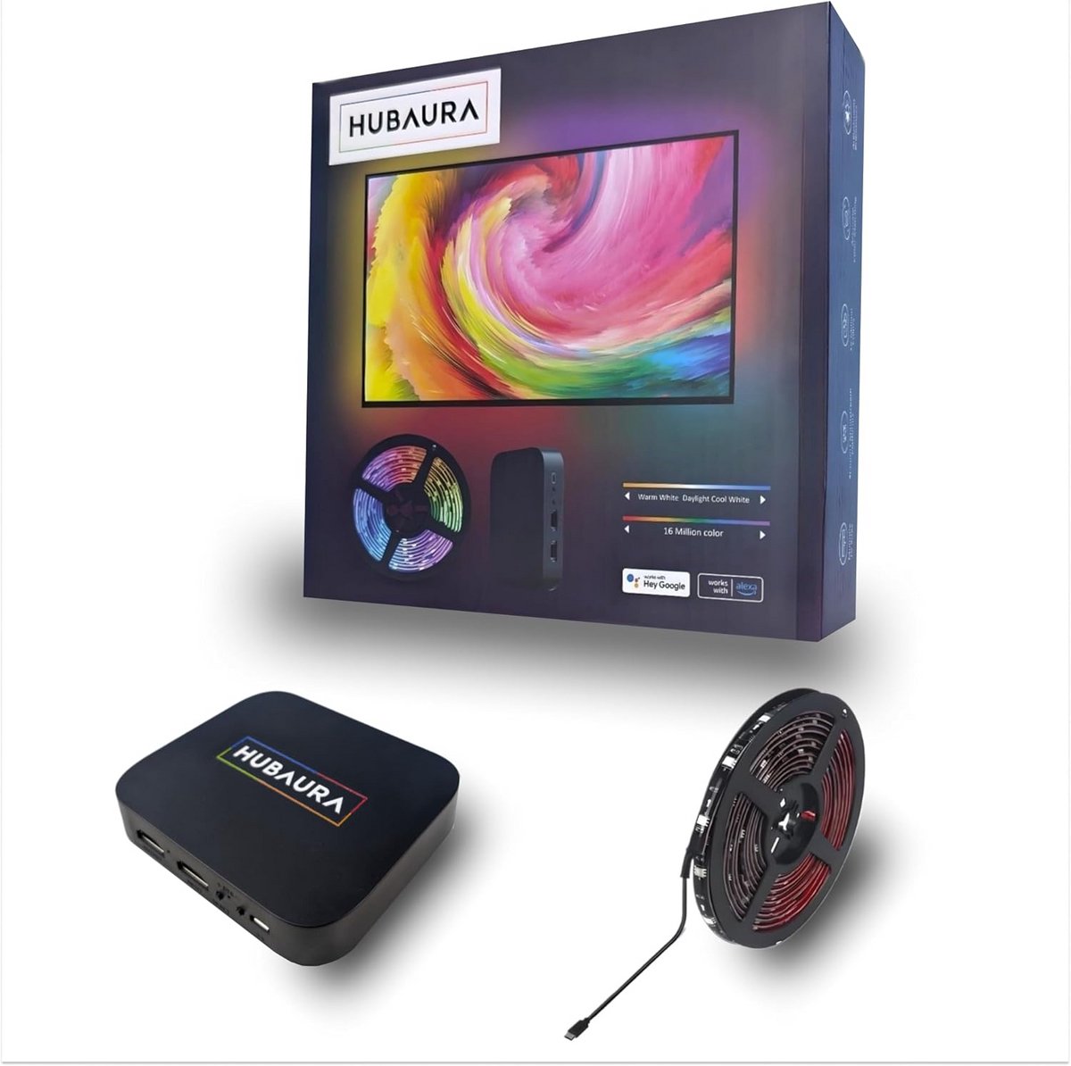 LED Strip Beeldsynchronisatie voor TV - RGBIC Achtergrondverlichting 42-88 inch