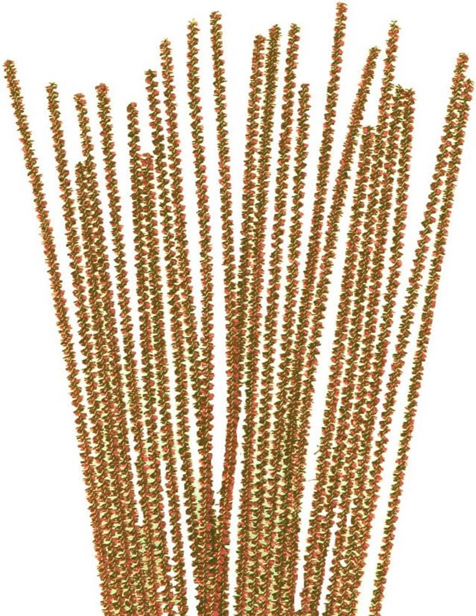 Metalen chenille-pijpenreiniger 3 mm x 30 cm - 40 Stuks