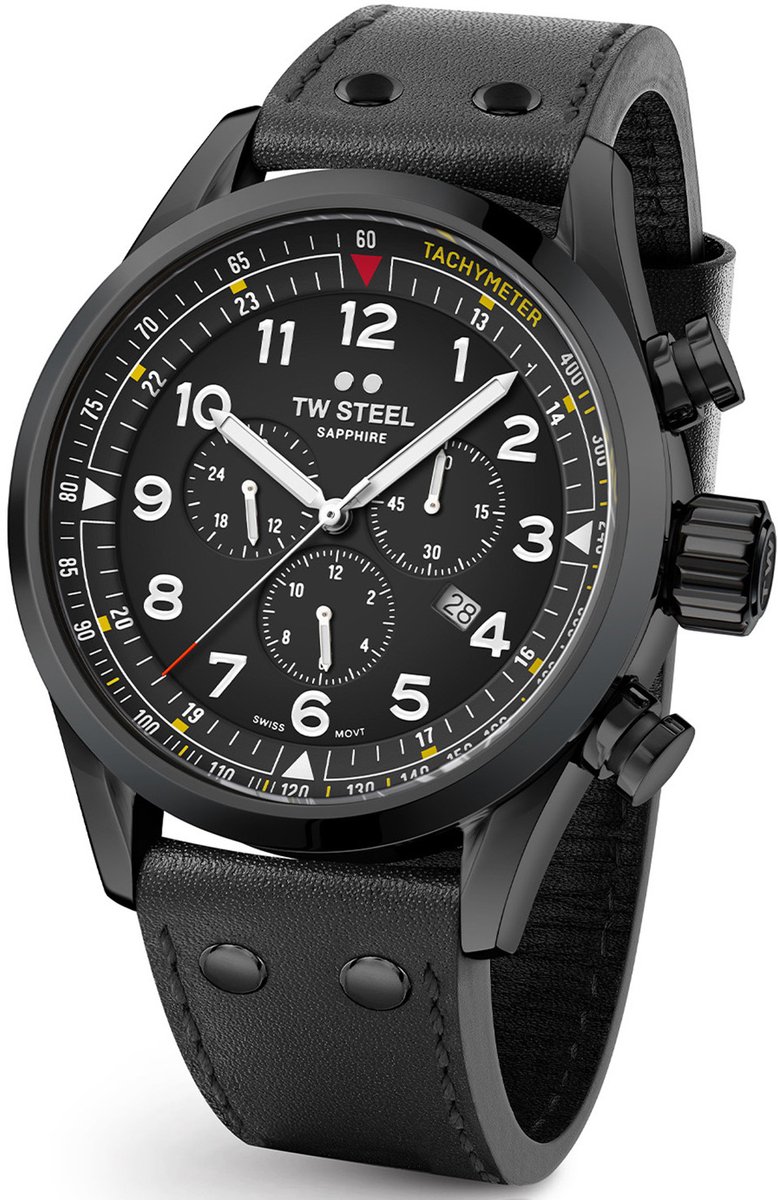 TW Steel TWSVS205 Volante Swiss Chronograaf 48mm