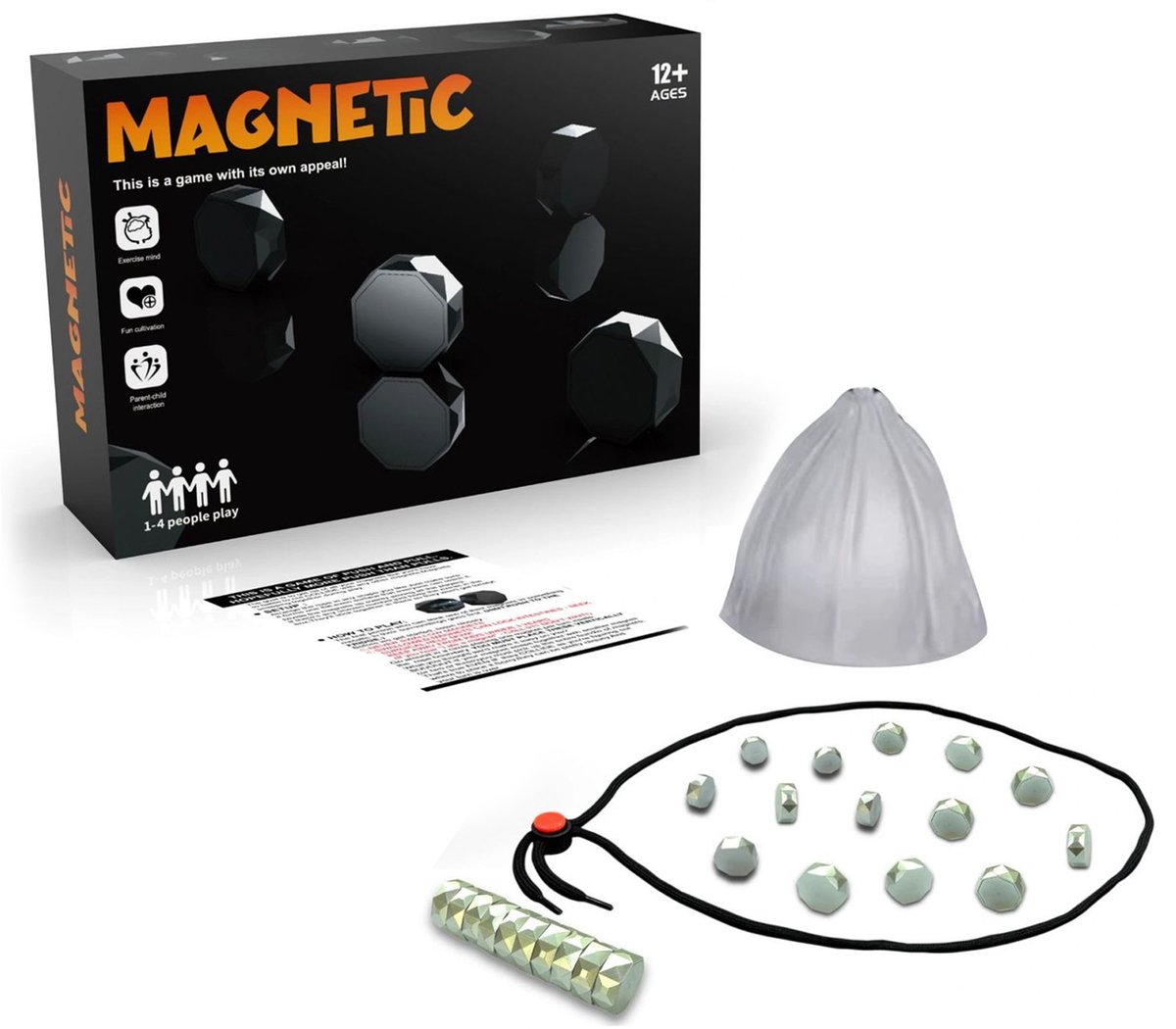 QUT jeu de stratégie d'échecs magnétique Jeu d'échecs magnétique