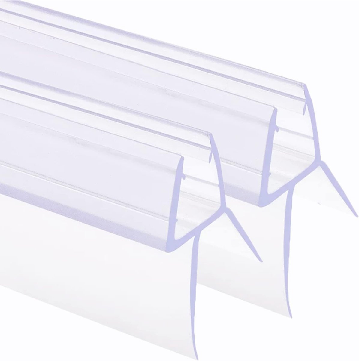 Goodivery® - Douchestrip - Douchedeurafdichting - Douche Strip - Douchedeurrubber - met een glasdikte - Waterafstotend, - 100 x 3 x 2 cm - Transparant
