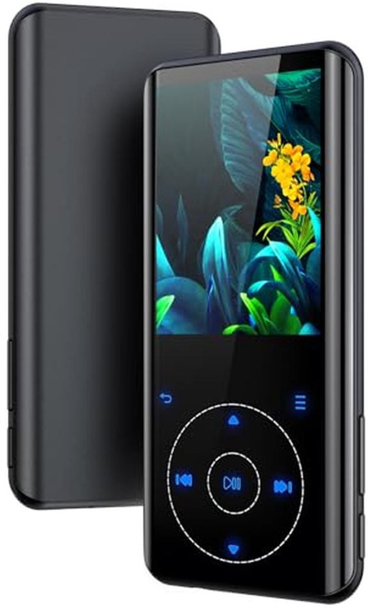 Draagbare MP3-speler met Bluetooth 5.3, 32 GB Geheugen en 2,4 Inch HD-Display