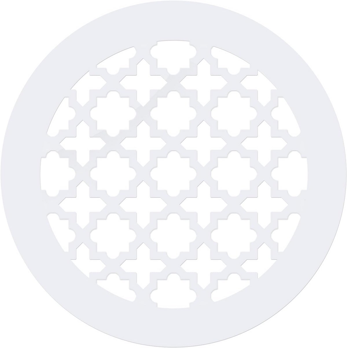 Decoratief Ventilatierooster voor 10 cm Kanaal - Acrylglas Afdekking voor Muur en Plafond