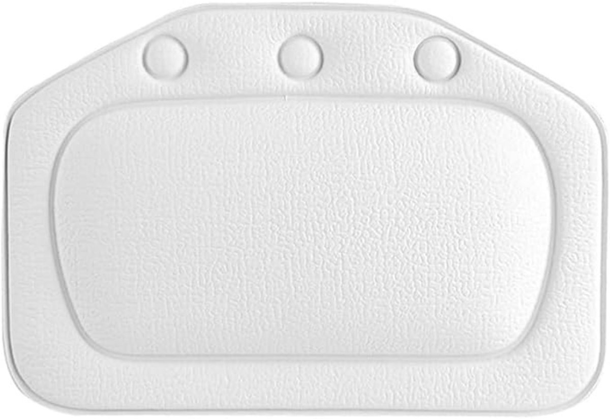GTB® Nekkussen Bad - Badplank - Antislipmat Bad - 31x21cm - Wit