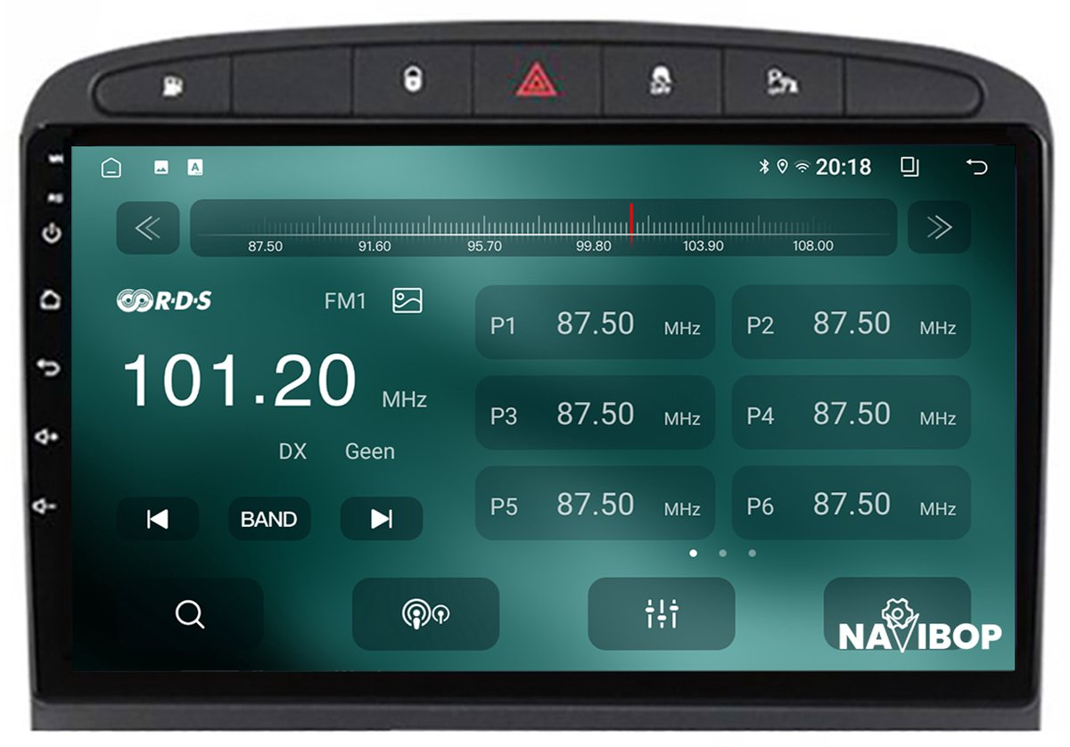 Geschikt voor Peugeot 408 (2007 t/m 2020) | 4+64GB 8-CORE | 9 inch Android 15.0 CarPlay autoradio | Draadloos CarPlay & Android Auto | Externe microfoon & Achteruitrijcamera (AHD) | Bluetooth & WiFi | NAVIBOP NB-4010 | Bouwjaar 2007 t/m 2020