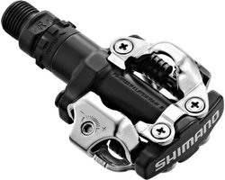 Pedaalset Shimano SPD M520 met schoenplaatjes SM-SH51 - zwart