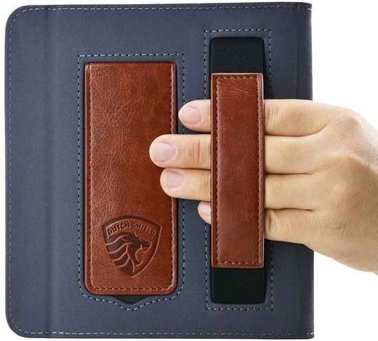 Hoesje Geschikt voor Kobo Libra H2O Sleepcover Jeans Style Hoes Grijs - ereader hoesje - cover van Merkloos — afbeelding 5