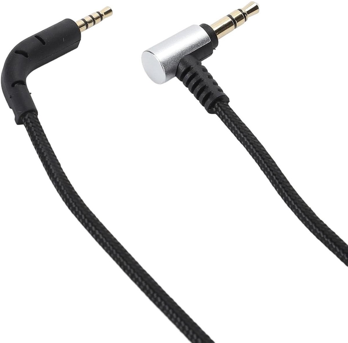 Audio-upgradekabel voor Hoofdtelefoon - Vervangende Snoerdraad 1.2M - Vergulde Stekker