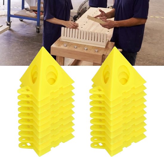 20-delige set schilderpyramiden voor het ondersteunen van canvas tijdens het verven. Perfect voor een snelle en schone verfklus. van Merkloos	 — afbeelding 5