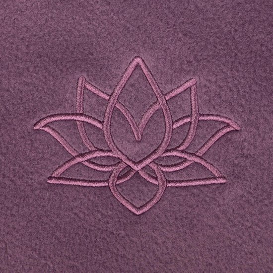 Zachte Warme Fleece Yoga en Meditatie Deken met Lotus Borduurwerk 150x200 cm — afbeelding 2