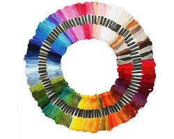 Borduurpakket - 150 Kleuren - Borduurgaren Pakket - Set voor Borduren en DIY Handwerk – Ideaal voor Beginners en Gevorderden – Borduurpakket voor Hobby, Creatieve Projecten, en Naaldwerk – Perfect voor Kruissteken, Handwerk en DIY Decoratie- Borduren