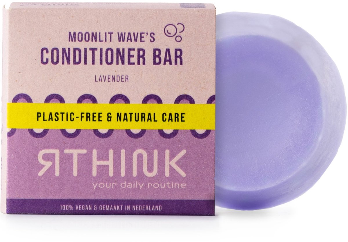 Conditioner Bar Lavendel - Plasticvrij - Vegan - 75 g - Zeep bar - Soap bar
